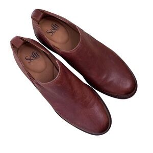 Sofft Naisbury Brown Slip On Shootie Shoe Women's Size 10